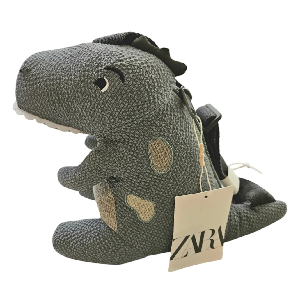 Zara Plush Dinosaur Crossbody Bag
